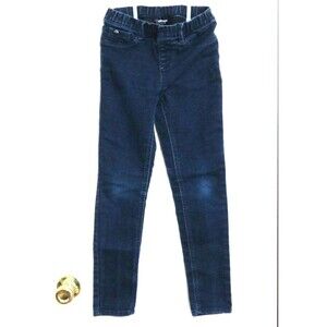 Jordache Girl's Size M 7/8 Denim Blue Jean Jegging Pull-on Super Soft